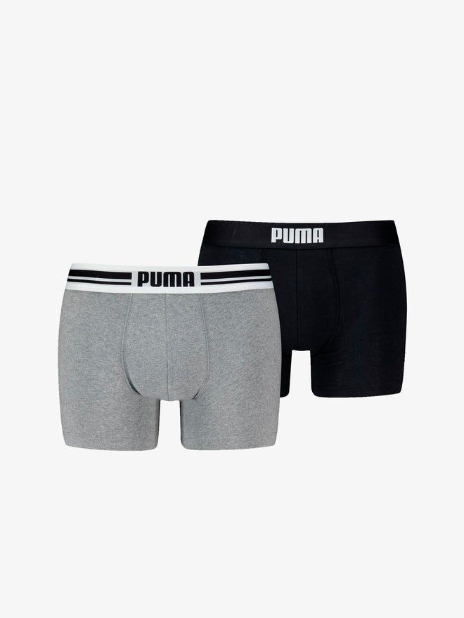 PUMA عبوة من 2 - شورتات بوكس للرجال مع شعار يومي - Image 1